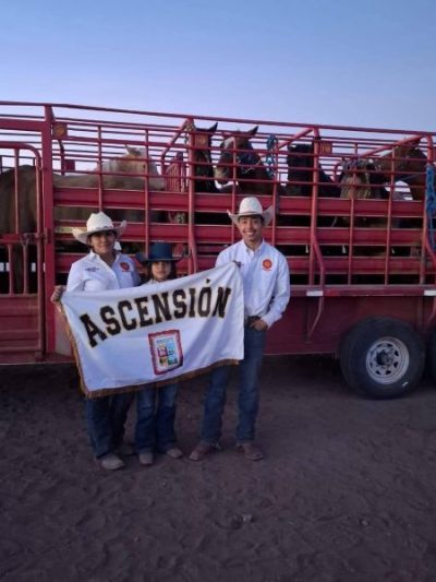 Destacada participación de jóvenes ascensionenses en rodeo