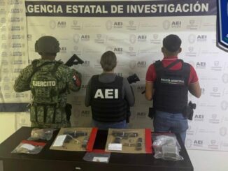 Aseguran armas de fuego y droga en vivienda del Fraccionamiento Lomas de Monte Carlo