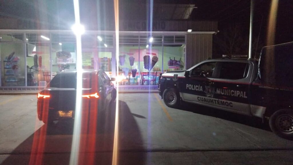 Atendió Policía Municipal reporte de robo en la paletería «Unicornio»