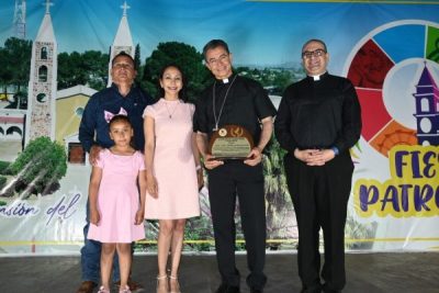 Con la presencia del Obispo Mons. Víctor Melchor Quintana Quezada inician las Fiestas Patronales 2025 en Ascensión