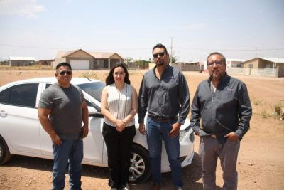 Continuan los trabajos para darle formalidad a la construcción de la nueva Escuela Primaria Miguel Angel Escarcega en NCG.