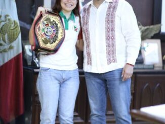 Pugilista juarense Suzeth Ramírez agradece apoyo al alcalde tras ganar campeonato en EUA