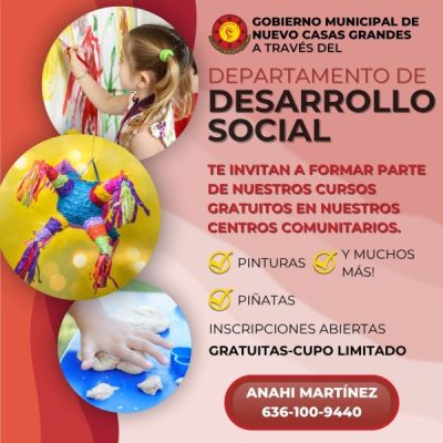 Habrá Talleres Gratuitos para toda la ciudadanía de NCG