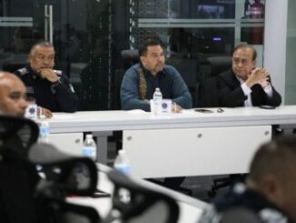 Encabeza alcalde Cruz Pérez Cuéllar reunión de la mesa de seguridad