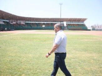 Dejan listo el estadio luis Cobos Huerta para el inicio del estatal de besisbol
