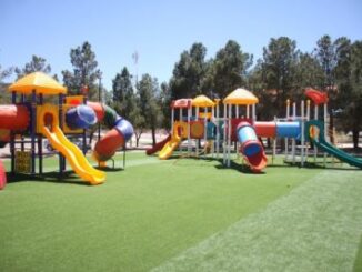 Inaugura Presidenta Edith Escárcega área recreativa de Juegos en la Macroplaza