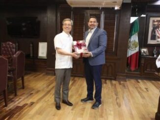 Visita al alcalde el representante de la oficina Económica y Cultural de Taiwán