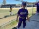 Presidenta Ivonne De La Hoya felicita a Noel Santiago Loya por su participación en el Nacional de Béisbol en Mexicali