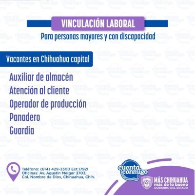 Presenta SDHyBC nuevas oportunidades laborales para adultos mayores y personas con discapacidad