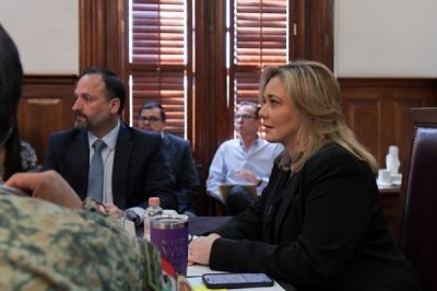 Maru Campos da seguimiento al operativo Semana Santa Segura en sesión de la Mesa de Seguridad