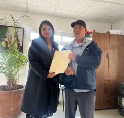 Apoya municipio de NCG emprendedor con registro de patente