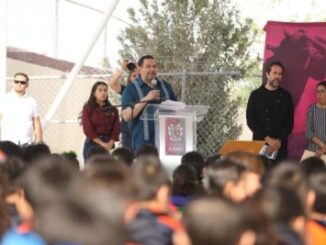 Entrega Presidente Municipal domo a alumnos del Jardín de Niños Rosario Castellanos