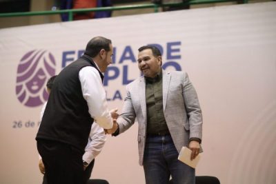 Acude alcalde como invitado a inauguración de la Feria Nacional del Empleo para Mujeres