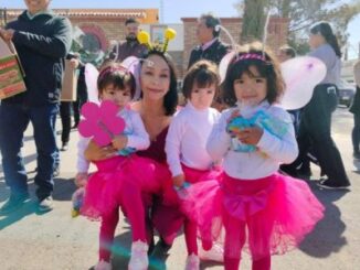 Con colorido desfile celebran la llegada de la primavera en Ascensión