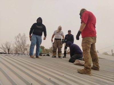 Protección Civil, Bomberos Voluntarios y Seguridad Pública atienden emergencia por intensos vientos en Ascensión