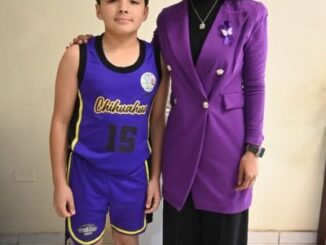 Presidenta Ivonne De La Hoya desea éxito a Dylan Reyes en Torneo Internacional de básquetbol