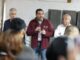Recibe el Presidente Pérez Cuéllar a migrantes