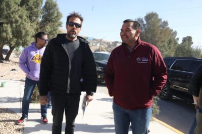 Supervisa alcalde rehabilitación de parque Ostra en Anapra