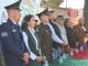 Alumnos de tercer grado de escuelas primarias de Ascensión realizan juramento a la Bandera
