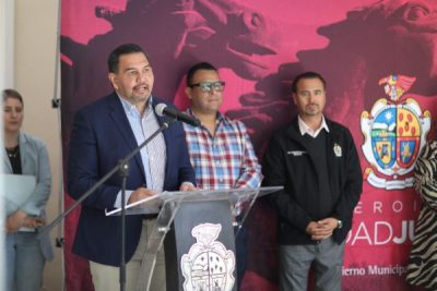 Entrega el Presidente Pérez Cuéllar rehabilitación del Jardín de Niños Revolución