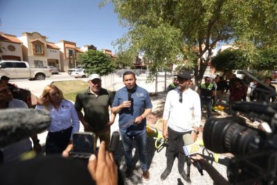 Entrega Alcalde rehabilitación del parque San Pedro en el fraccionamiento Paseo de Santa Mónica
