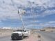 Avanza rehabilitación de alumbrado público en carretera a Casas Grandes
