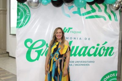 Asiste Presidenta Edith Escárcega como invitada de honor en la Graduación de la Universidad Tecnológica Paquimé