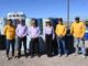 Presidenta Ivonne De La Hoya entrega contenedores para la basura